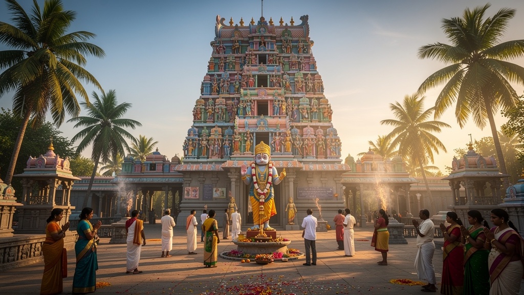Nettikanti Veera Anjaneya Swamy Temple at Kasapuram near Guntakal